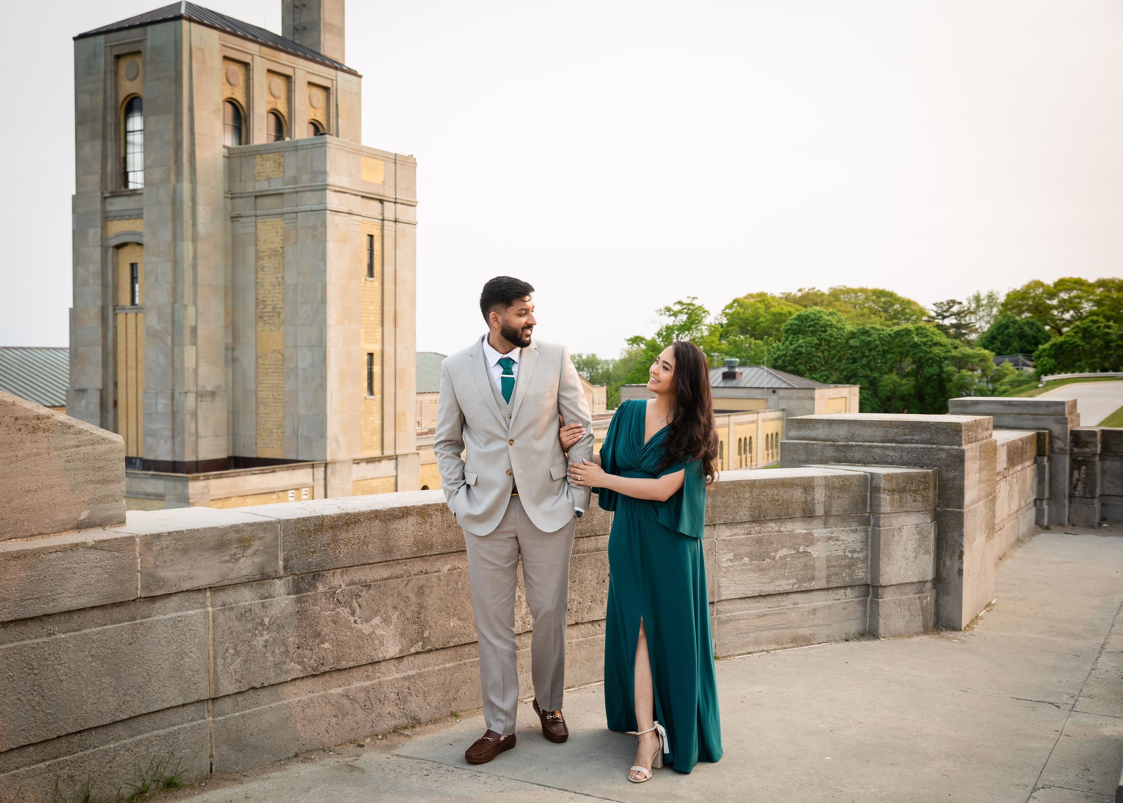Rashida and Murtaza engagement photo